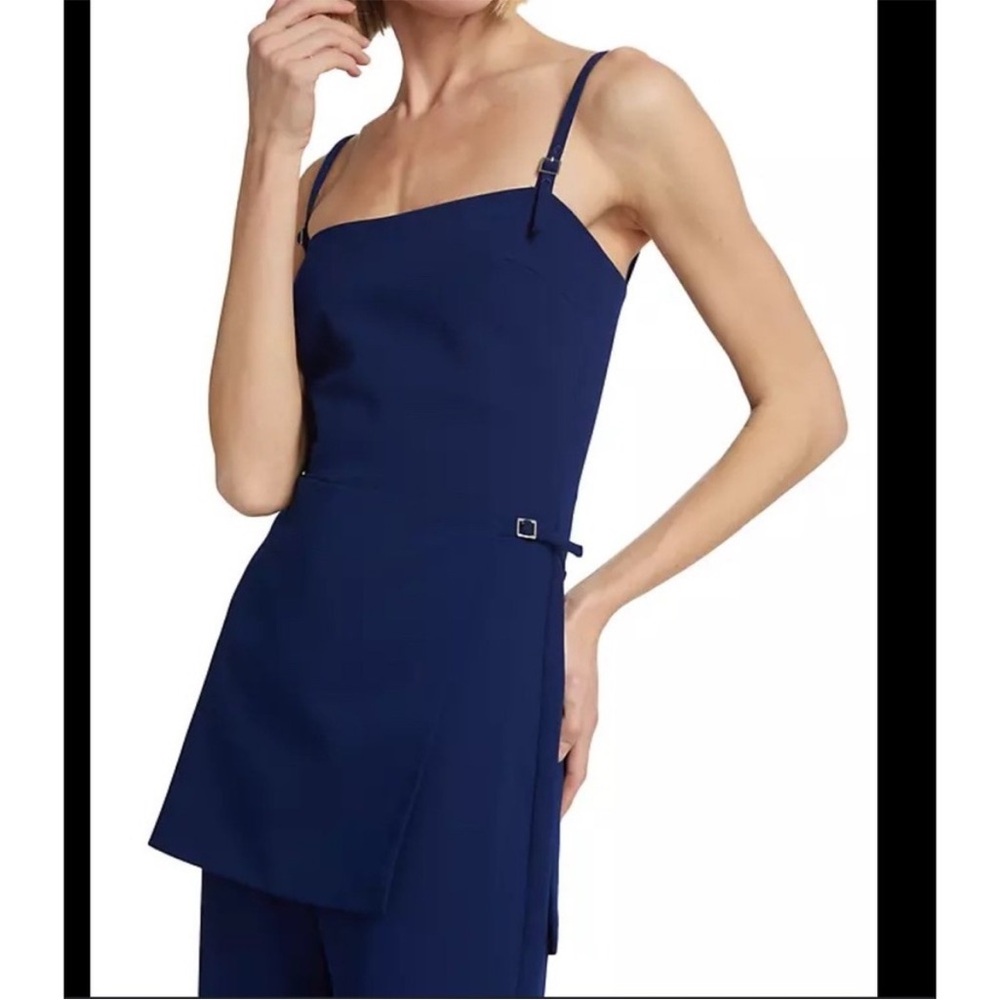 Amanda Uprichard Navy Chloe Jumpsuit